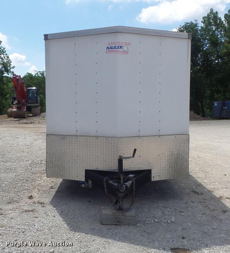 image for item DC7253 2004 Ingersoll Rand WS36 concrete saw and enclosed cargo trailer