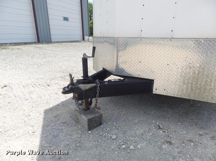 image for item DC7253 2004 Ingersoll Rand WS36 concrete saw and enclosed cargo trailer