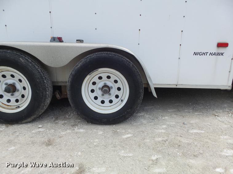 image for item DC7253 2004 Ingersoll Rand WS36 concrete saw and enclosed cargo trailer