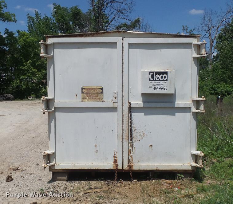 image for item DC7255 Roll-off/hook lift steel storage container