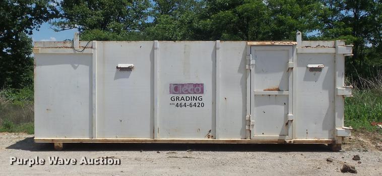 image for item DC7255 Roll-off/hook lift steel storage container