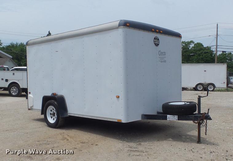 image for item DC7256 1995 Wells Cargo CW121-102 enclosed cargo trailer
