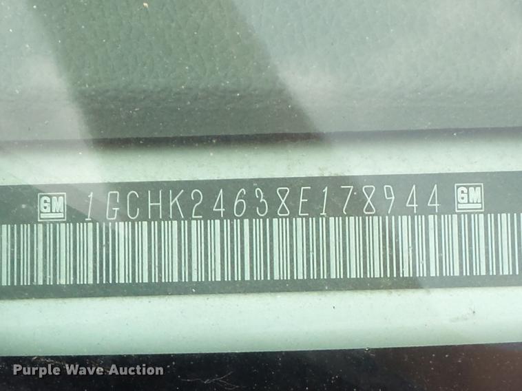 image for item DC7276 2008 Chevrolet Silverado 2500HD utility bed pickup truck