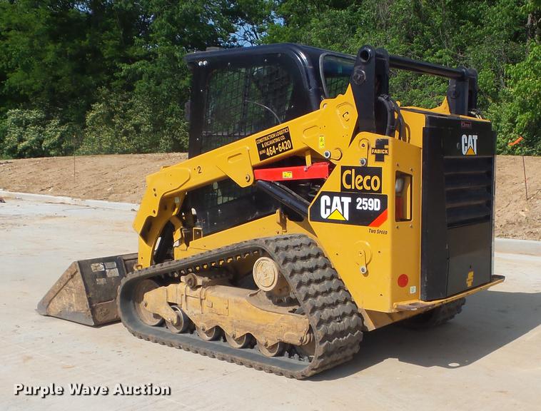 image for item DC7277 2015 Caterpillar 259D skid steer