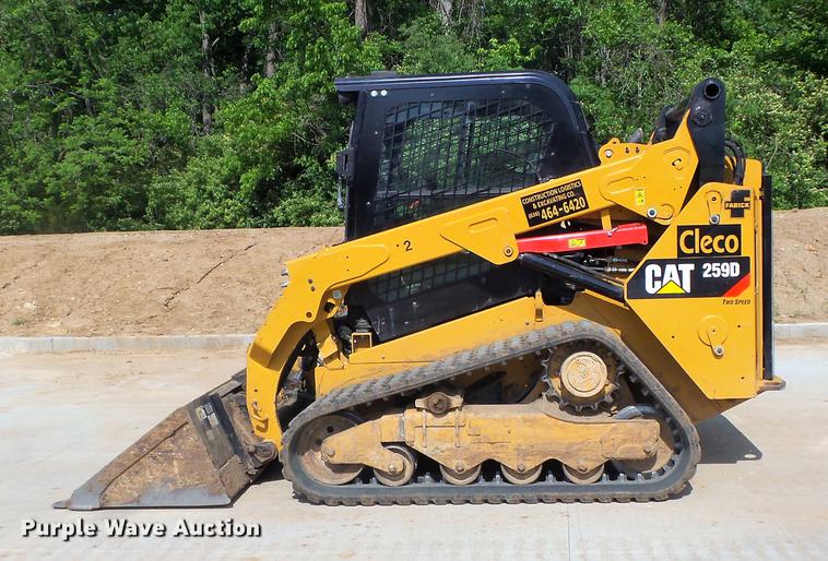 image for item DC7277 2015 Caterpillar 259D skid steer
