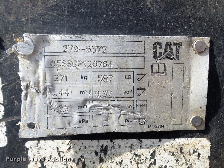 image for item DC7277 2015 Caterpillar 259D skid steer