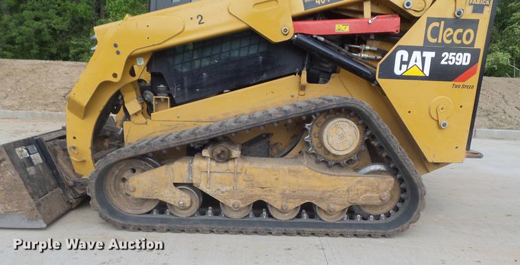 image for item DC7277 2015 Caterpillar 259D skid steer