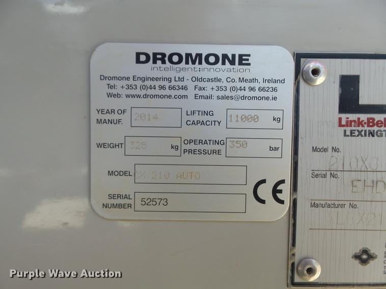 image for item DC7279 2015 Link Belt 210 X3 excavator