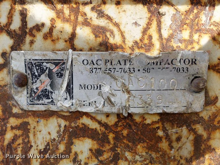 image for item DC7281 Okada OAC100 plate compactor