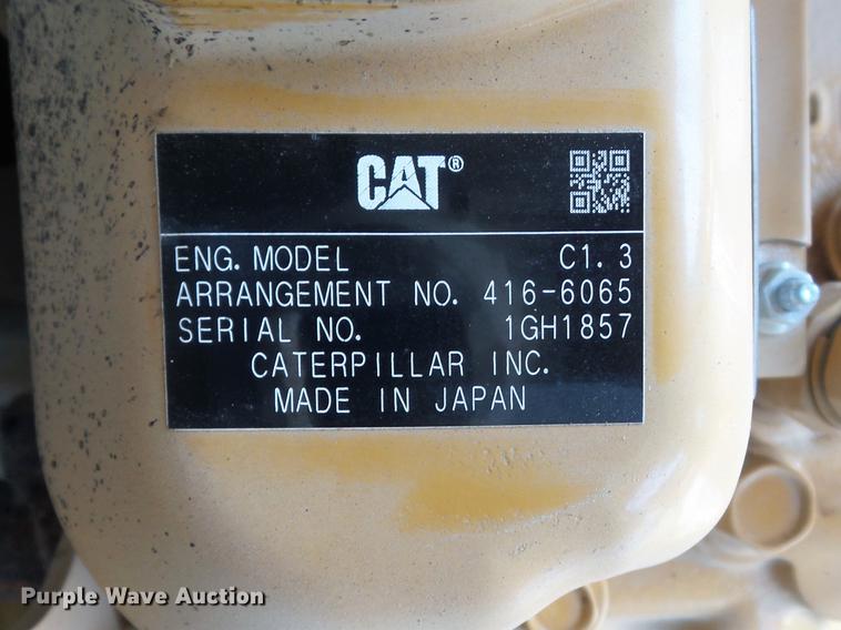 image for item DC7283 2016 Caterpillar 303E CR mini excavator