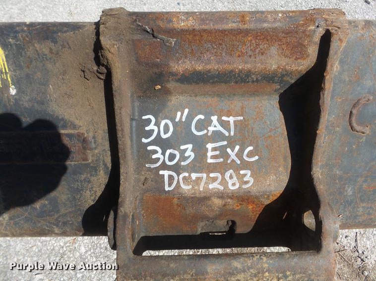 image for item DC7283 2016 Caterpillar 303E CR mini excavator