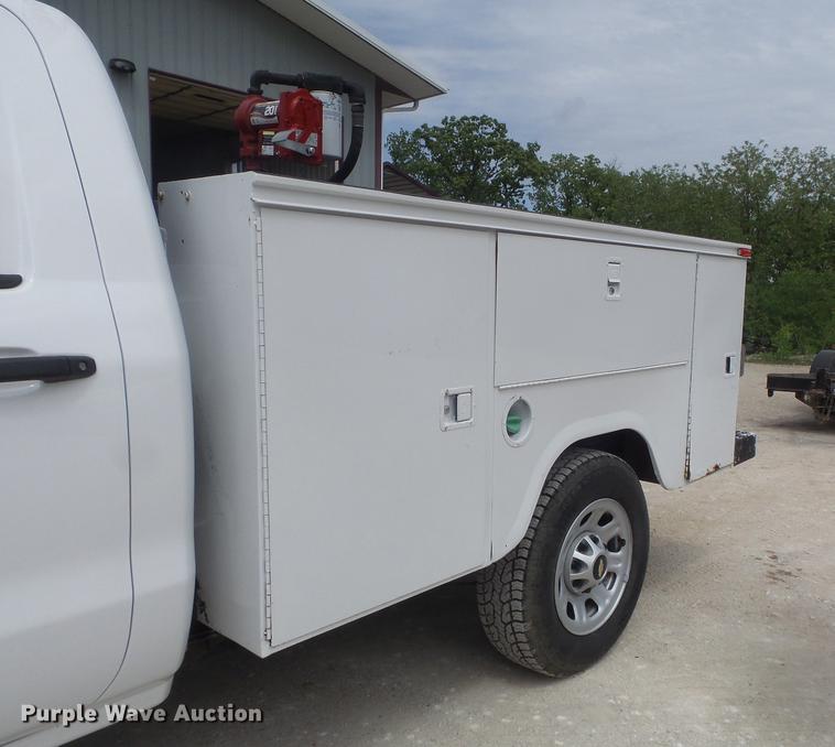image for item DC7287 2015 Chevrolet Silverado 3500HD utility bed pickup truck