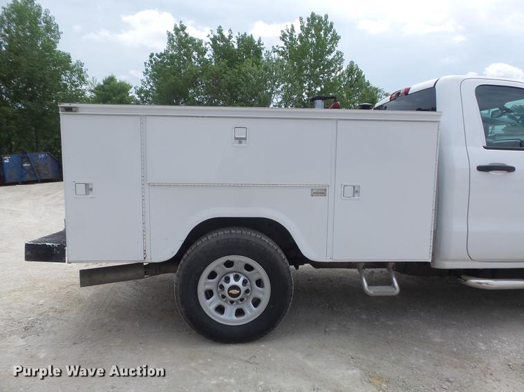 image for item DC7287 2015 Chevrolet Silverado 3500HD utility bed pickup truck