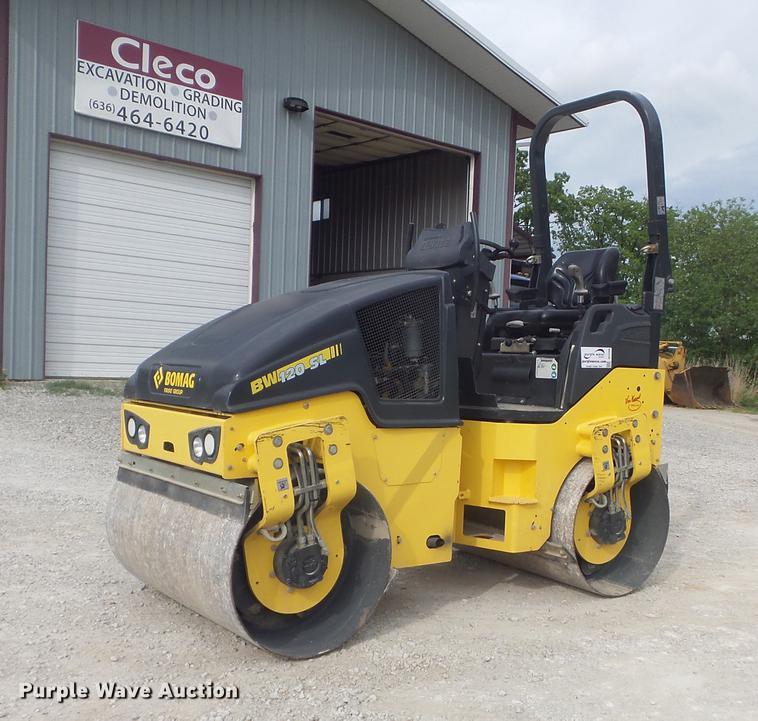 image for item DC7288 2015 Bomag BW120SL-5 double drum vibratory roller