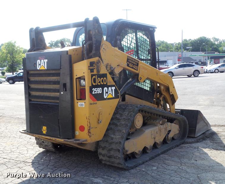 image for item DD7191 2015 Caterpillar 259D skid steer