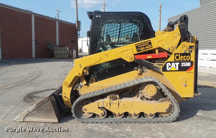 image for item DD7191 2015 Caterpillar 259D skid steer