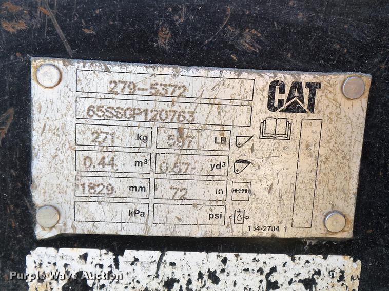 image for item DD7191 2015 Caterpillar 259D skid steer