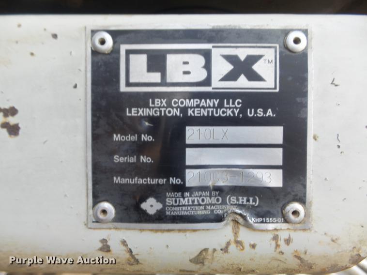 image for item DD7192 2003 Link Belt 210LX excavator