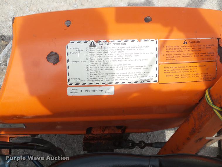 image for item DM9924 Kubota L185DT MFWD tractor