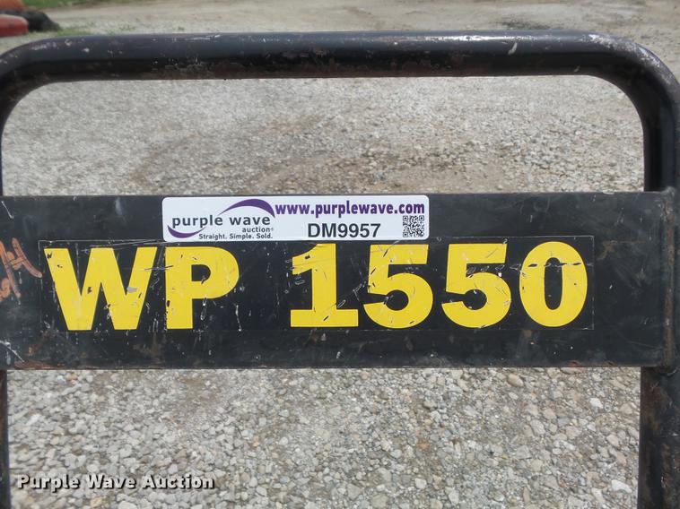 image for item DM9957 Wacker WP1550AW vibratory plate compactor
