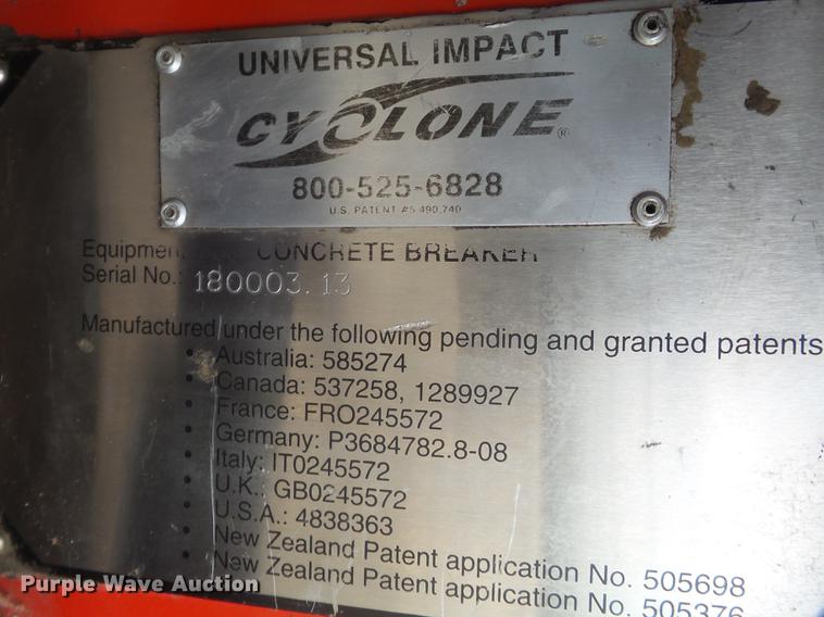 image for item DM9960 Cyclone concrete breaker