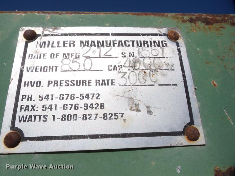 image for item AR9479 Miller bale handler