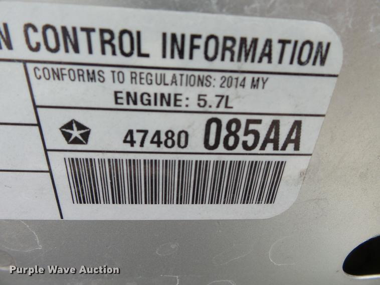 image for item DB7124 2014 Dodge Charger Police