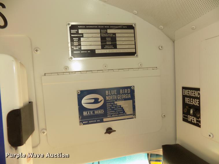 image for item DB8733 2009 Blue Bird Vision CV3011S school bus