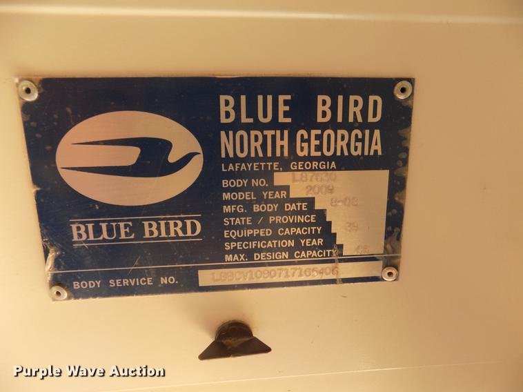 image for item DB8733 2009 Blue Bird Vision CV3011S school bus