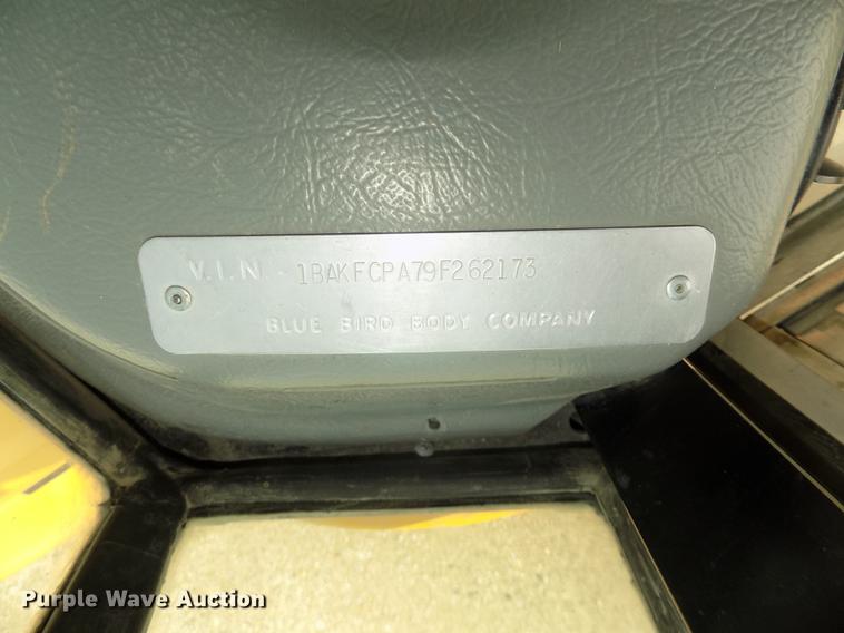 image for item DB8733 2009 Blue Bird Vision CV3011S school bus