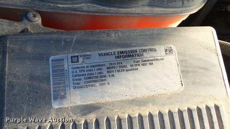 image for item DC5506 2014 Chevrolet Silverado 2500HD Crew Cab pickup truck