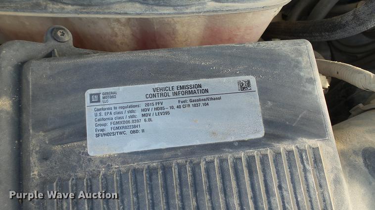 image for item DC5507 2015 Chevrolet Silverado 2500HD Crew Cab pickup truck