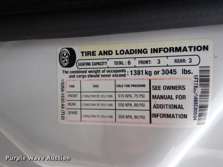 image for item DC5961 2011 Ford F250 Super Duty SuperCab pickup truck