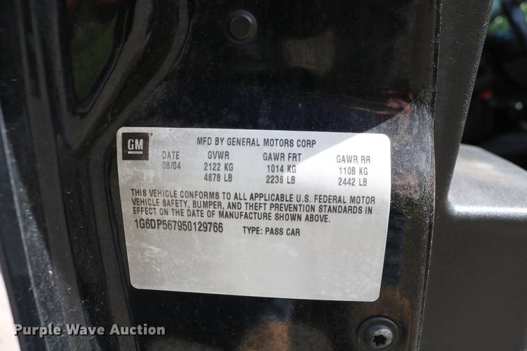 image for item DC7535 2005 Cadillac CTS