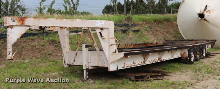 image for item DD4245 1973 Donahue F30 equipment trailer