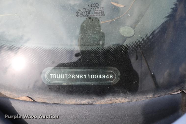 image for item DD4258 2001 Audi TT Roadster Quattro convertible