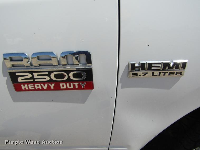 image for item DD5685 2012 Dodge Ram 2500 Crew Cab pickup truck