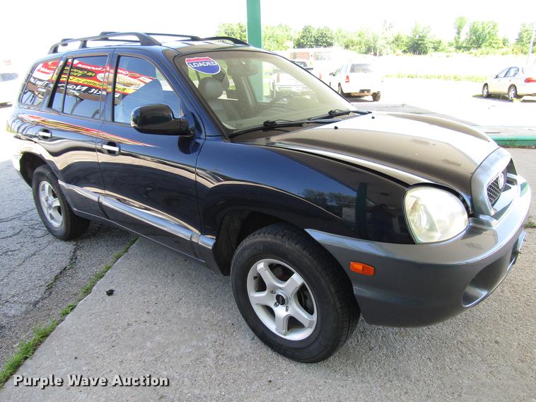 image for item DD7491 2004 Hyundai Santa Fe SUV