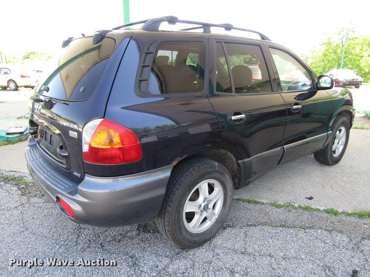 image for item DD7491 2004 Hyundai Santa Fe SUV
