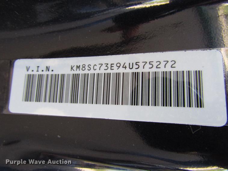 image for item DD7491 2004 Hyundai Santa Fe SUV