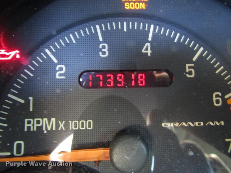 image for item DD7493 1999 Pontiac Grand Am GT