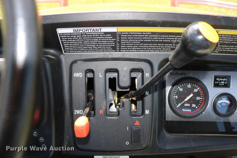 image for item DD8224 2011 Kubota RTV1140CPX utility vehicle