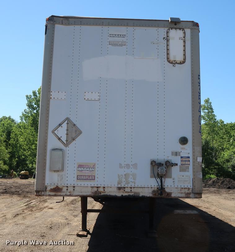 image for item DD9589 2000 Wabash dry van trailer