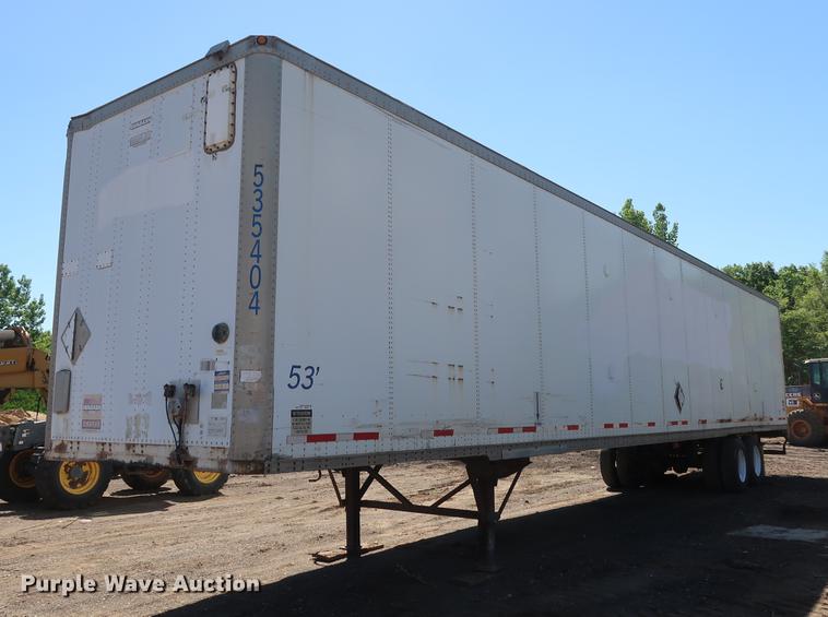 image for item DD9589 2000 Wabash dry van trailer