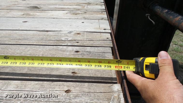 image for item DE6654 2006 Belshe DT22 equipment trailer