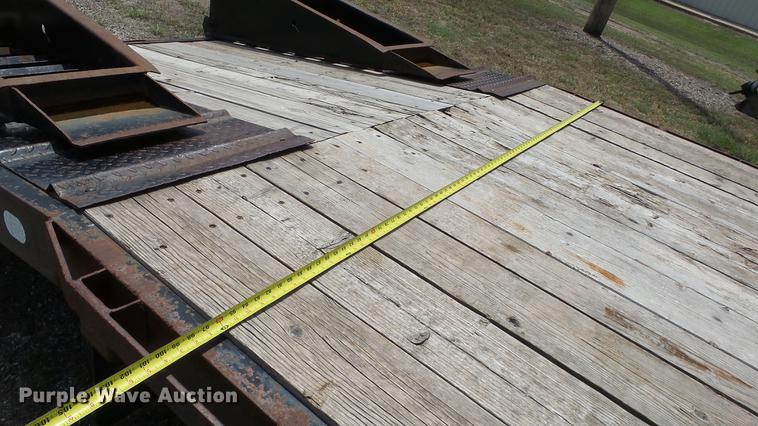 image for item DE6654 2006 Belshe DT22 equipment trailer