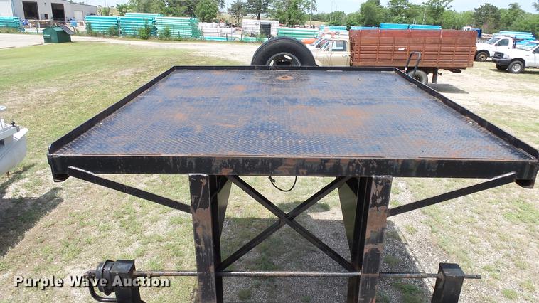 image for item DE6654 2006 Belshe DT22 equipment trailer