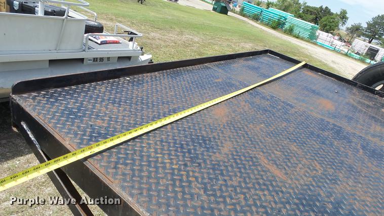 image for item DE6654 2006 Belshe DT22 equipment trailer