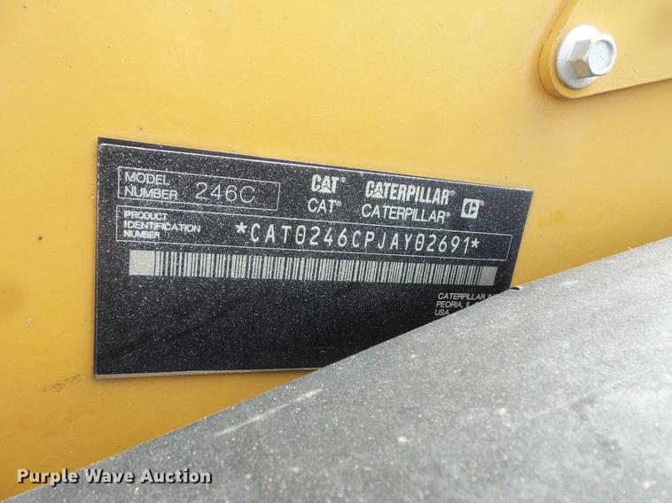 image for item DV9304 2008 Caterpillar 246C skid steer