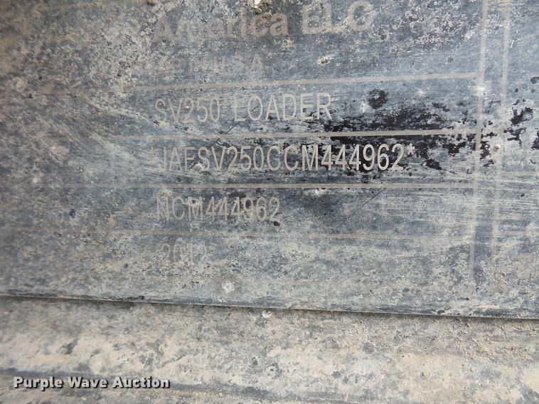 image for item DV9305 2012 Case SV250 skid steer